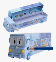 FAMOUS QUALITY School Bus Pencil Box