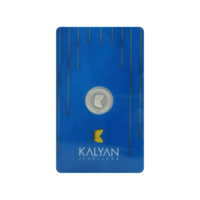 Kalyan Jewellers Flower Silver Coin