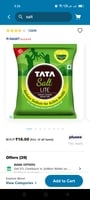 Tata Lite Low Sodium Iodised Salt 1kg