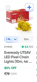 Eveready UTSAV LED Pixel Chain Lights