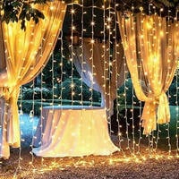 DesiDiya Waterfall LED Curtain String Light