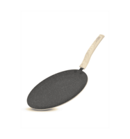 Bergner Earth Black Non-Stick Concave Tawa