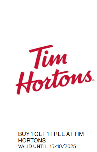 Tim Hortons Offer Banner