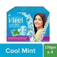 Vivel Cool Mint Soap Pack of 4
