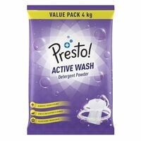 Amazon Brand Presto Active Wash Detergent Powder 4 Kg
