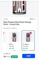 Raw Pressery Raw Power Energy Drink