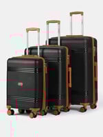 Priority Unisex 3-Piece Trolley Bag Set