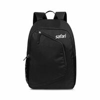 Safari Hexa 21L Water Resistant 3-Compartment Backpack Black